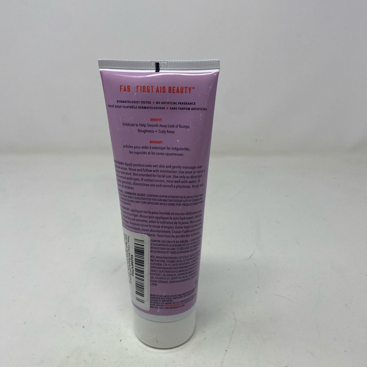 First Aid Beauty KP Bump Eraser Body Scrub 10% AHA Original 8 oz