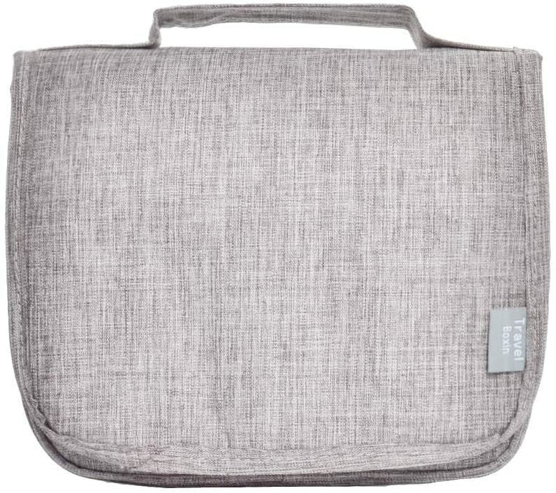 Waterproof Hanging Travel Toiletry Bag with Multiple Compartments
