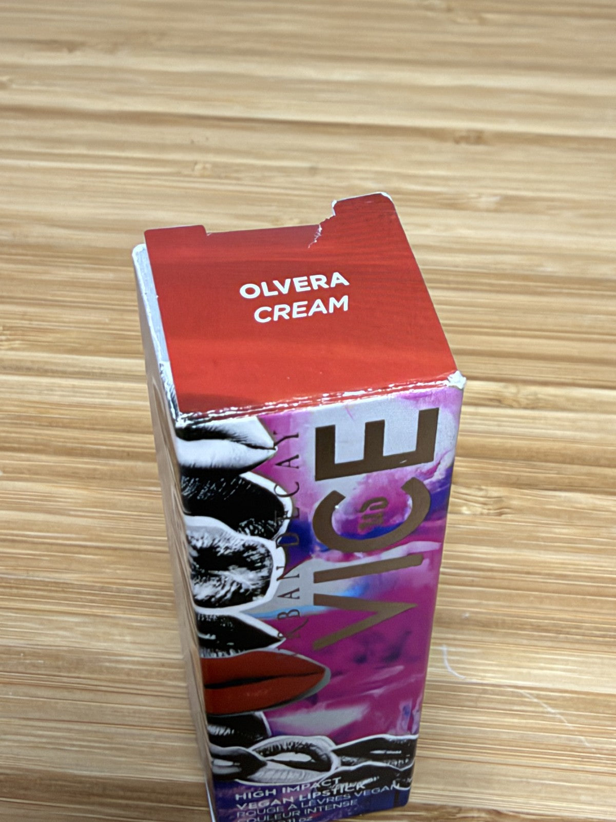 Vegan Lipstick Olvera Cream 0.11 oz - Damaged Box