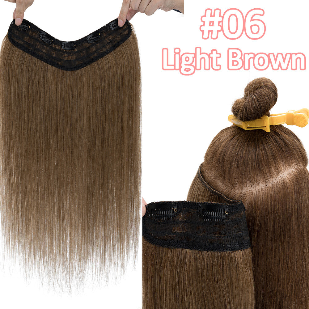 Women Clip-In Remy Human Hair Extensions Full Head Straight Ombre - Multiple Colors & Lengths