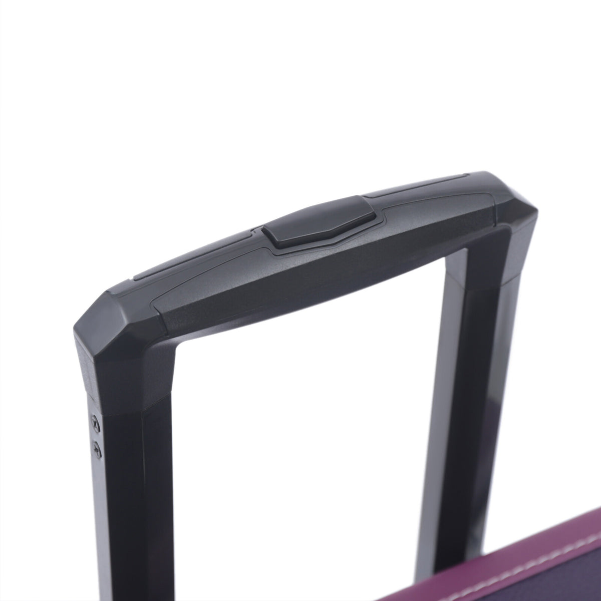 Rolling Makeup Train Case with 4 Wheels and Large Storage - Purple