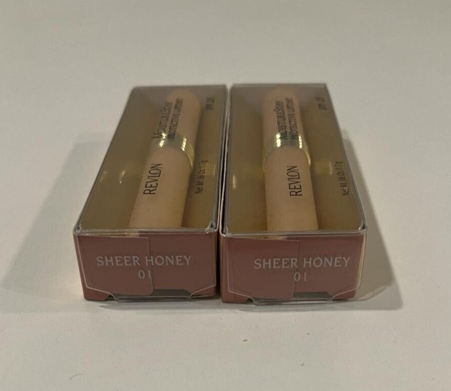 Revlon Moisture Stay Protective Lip Tint SPF 25 - Sheer Honey, 2 Pack