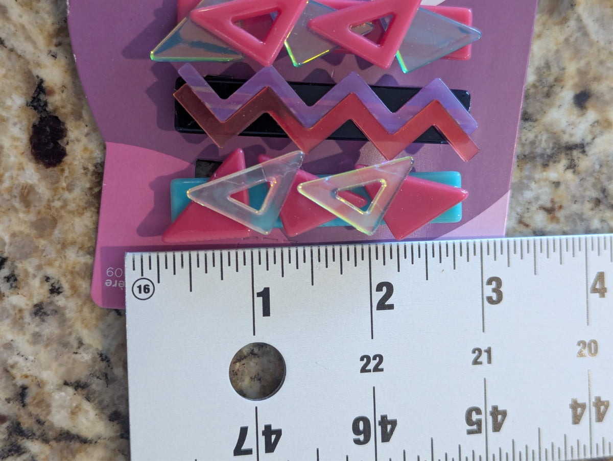 Goody 90s Slideproof 3" Hair Snap Clips Nostalgia Pain-Free 3 ct x 2