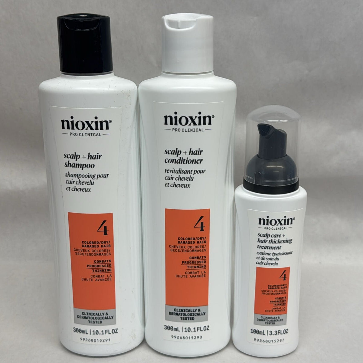 Nioxin Pro Clinical System 4 Haircare Set for Colored Dry Damaged Hair