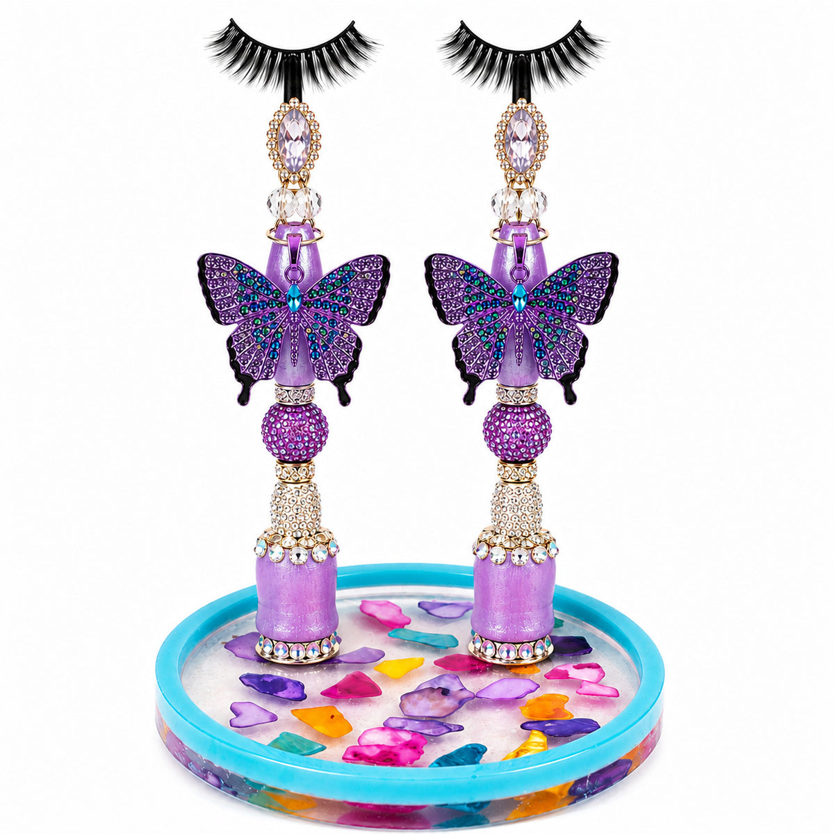 Magnetic Lash Stand – Handmade Prep, Drying & Display for False Eyelashes