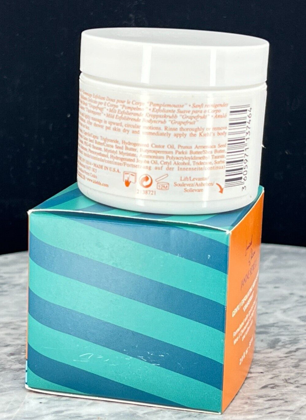 KIEHL'S Janine Rewell Gently Exfoliating Body Scrub GRAPEFRUIT 2oz 56