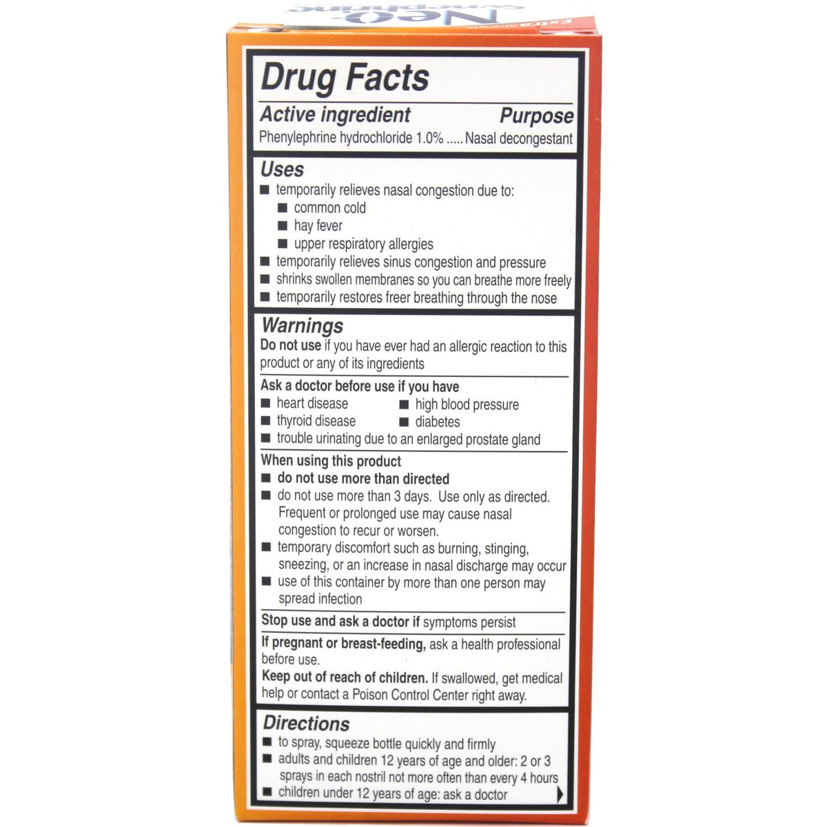 Extra Strength Nasal Spray - Sinus & Cold Relief, 0.50 Ounce