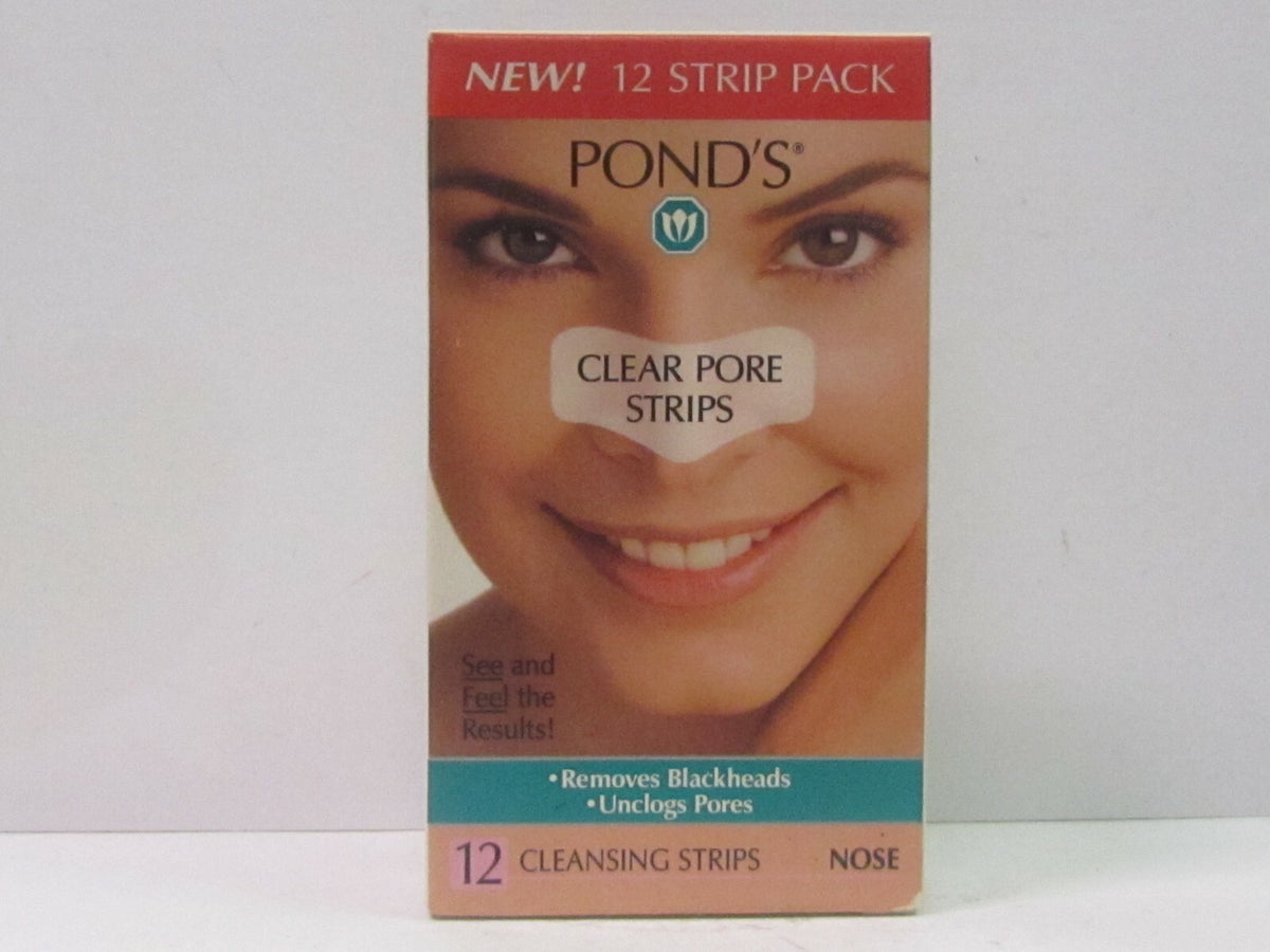 Pond's Clear Pore Nose Strips - Blackhead Removal, 12 Pack