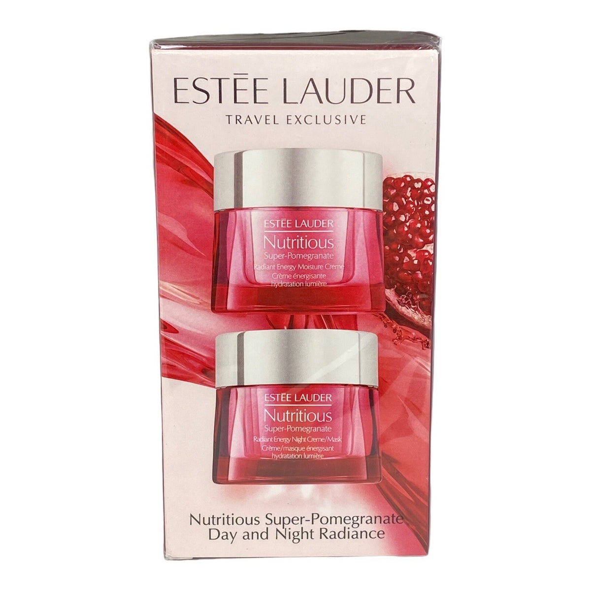 Estee Lauder Nutritious Super-Pomegranate Day & Night Skincare Set - 2 pcs