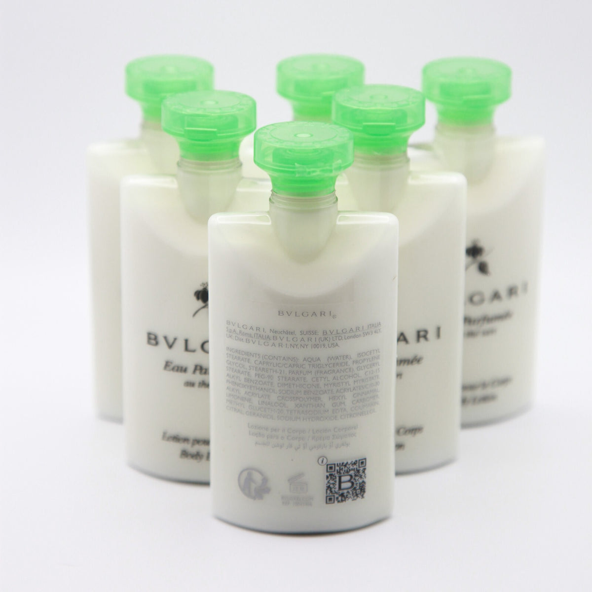 Green Tea Body Lotion Set, 6x75ml Bottles