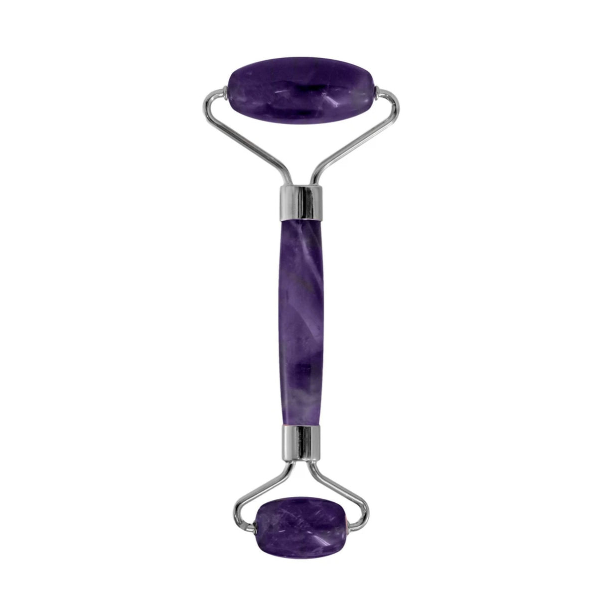 Genuine Amethyst Facial Roller for Skin Tightening and Puffiness Reduction