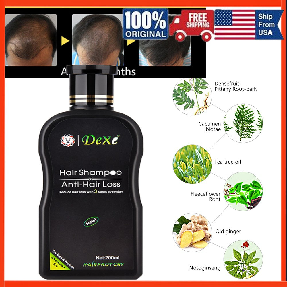 Anti-Hair Loss Shampoo with Herbal Extract, 200ml