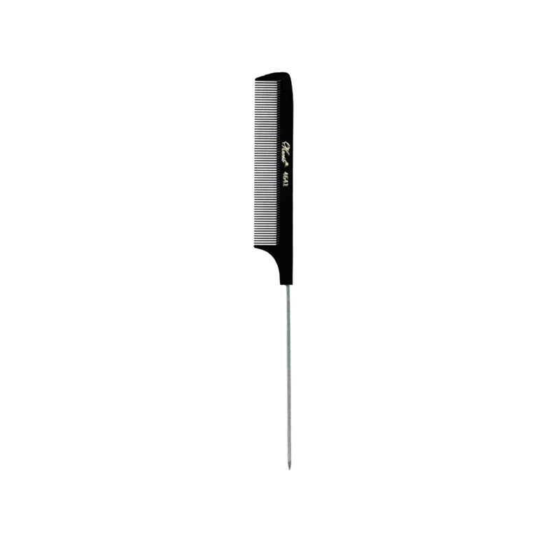 Black Weaving & Foiling Fine Rattail Comb - 8.5 Inch Pack of 12