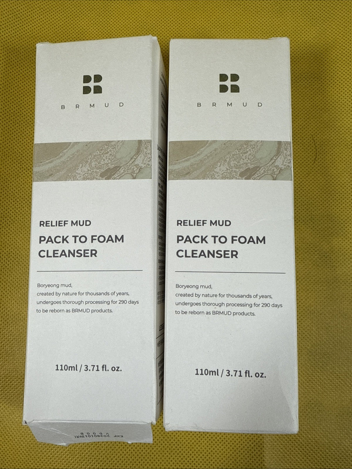 Relief Mud Pack to Foam Facial Cleanser 3.71oz | Pack of 2