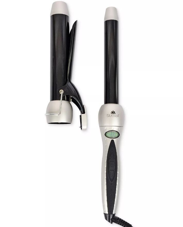 Hair Curling Iron Set with Interchangeable Tourmaline Ceramic Barrels
