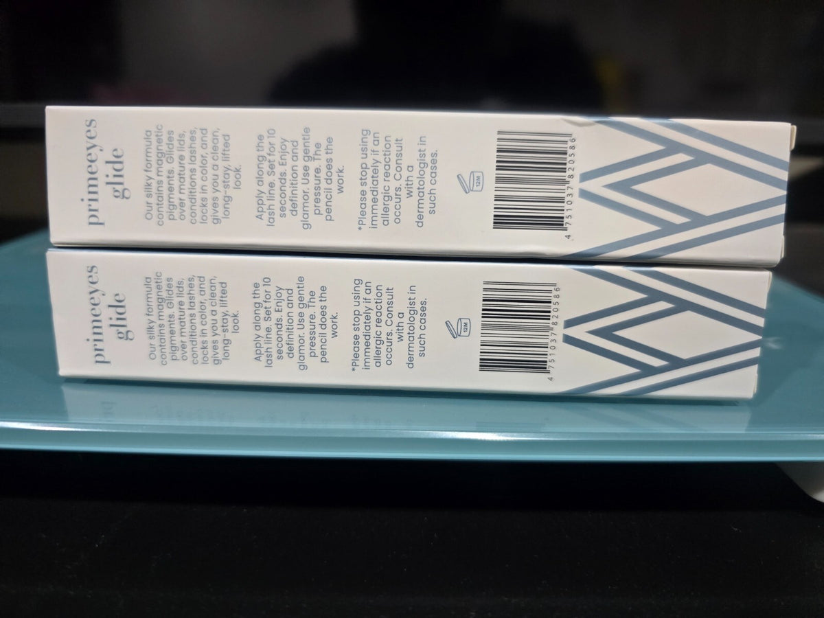 Eyeliner for Women Over 50 - Primeeyes Glide Kohl 2-Pack, Fast Shipping