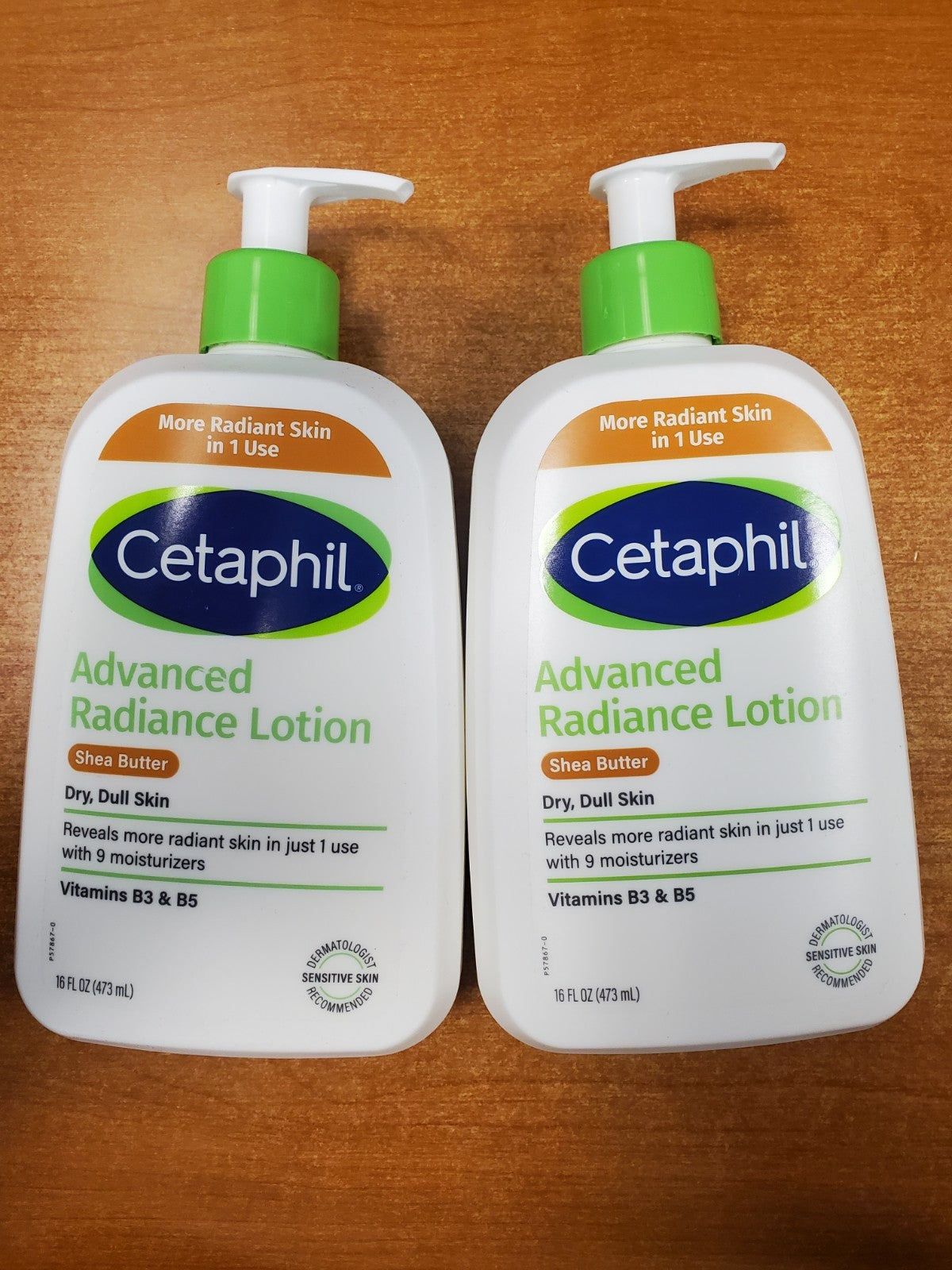 Advanced Radiance Lotion with Shea Butter 16oz, 2-Pack
