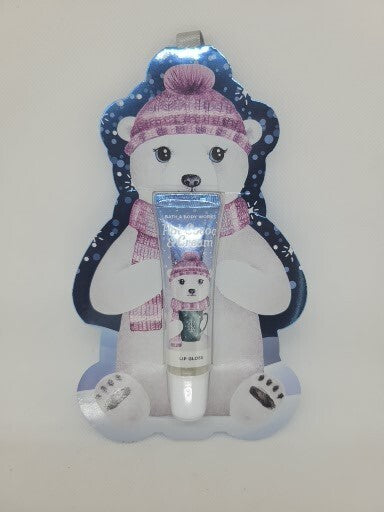 Bath & Body Works Hot Cocoa & Cream Lip Gloss 0.47oz - Moisturizing Lip Shine