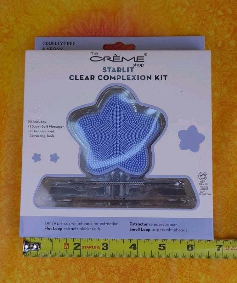 Clear Complexion Kit with Massager and Double-Ended Extractors - Skincare Set