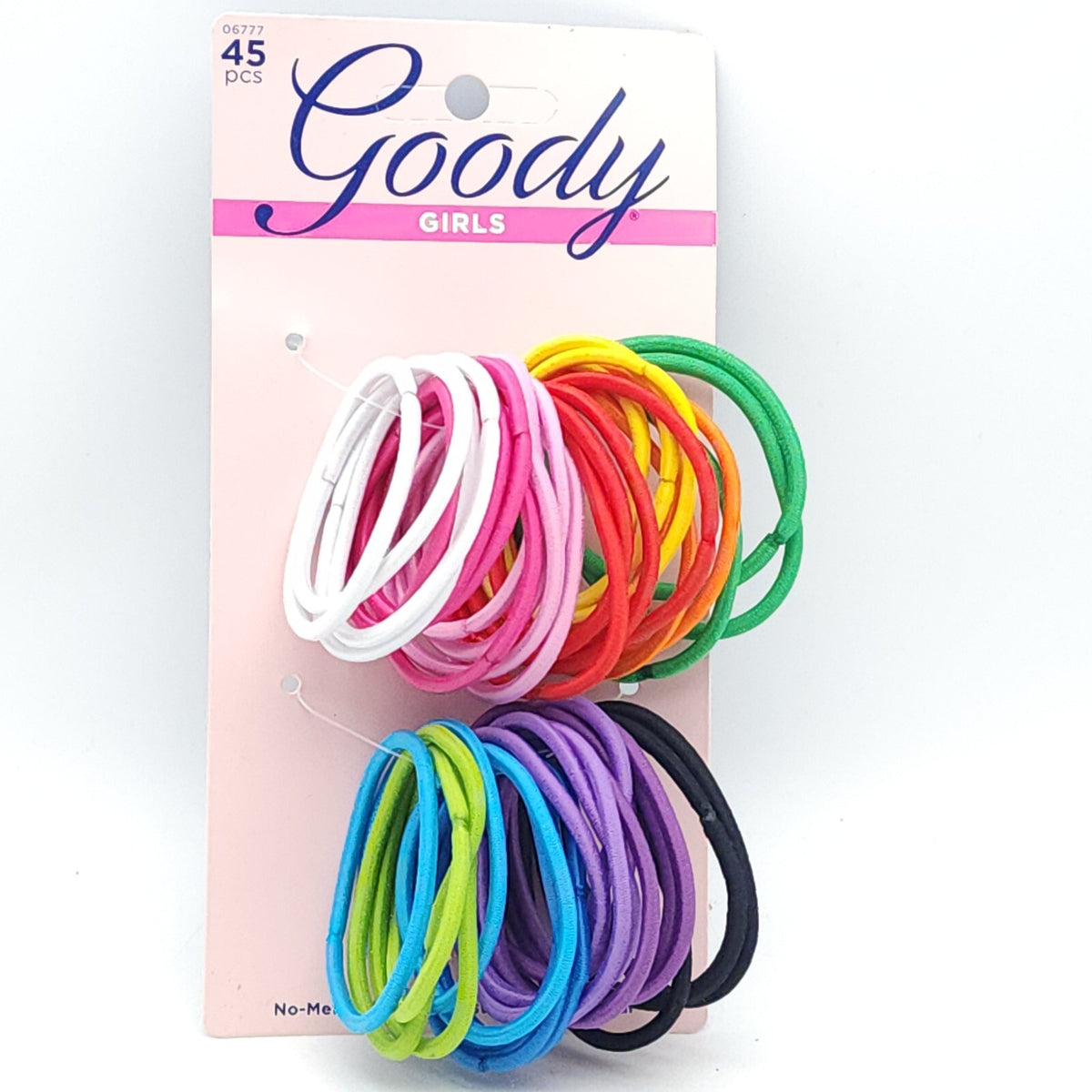 Goody Girls Ouchless Braided Elastics, 4 mm, Assorted colors (45