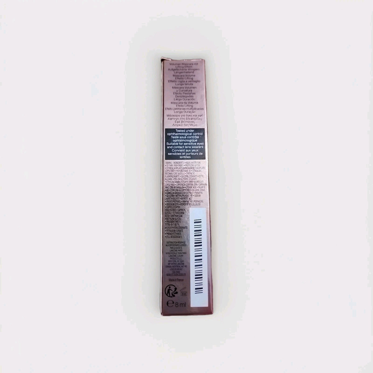 Lengthening Mascara with Nano-Bristle Brush - Instant Lash Extension