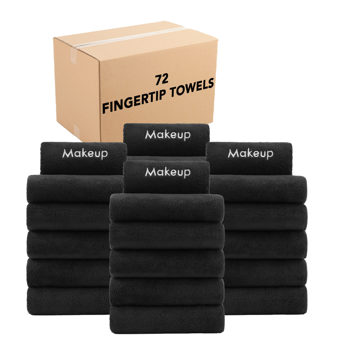 Makeup Removal Towels Set - Soft Coral Fleece Reusable Face Cloths, 6 Pack