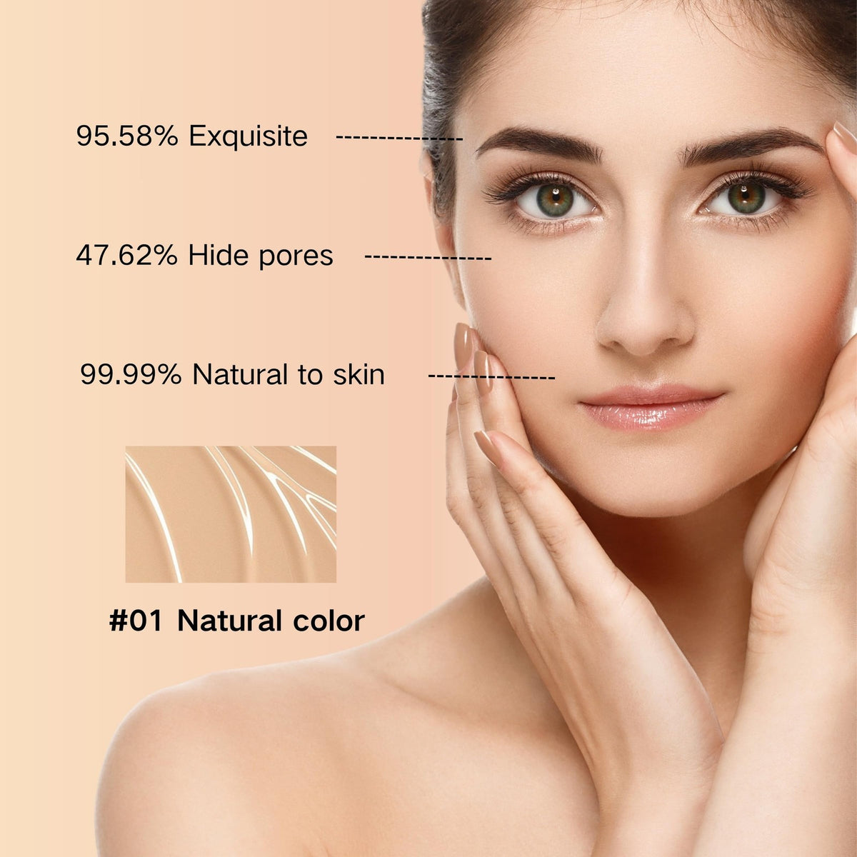 BB Cream Tinted Moisturizer SPF 50 - 9 in 1 UV Protection & Skin Care, 1 Ounce