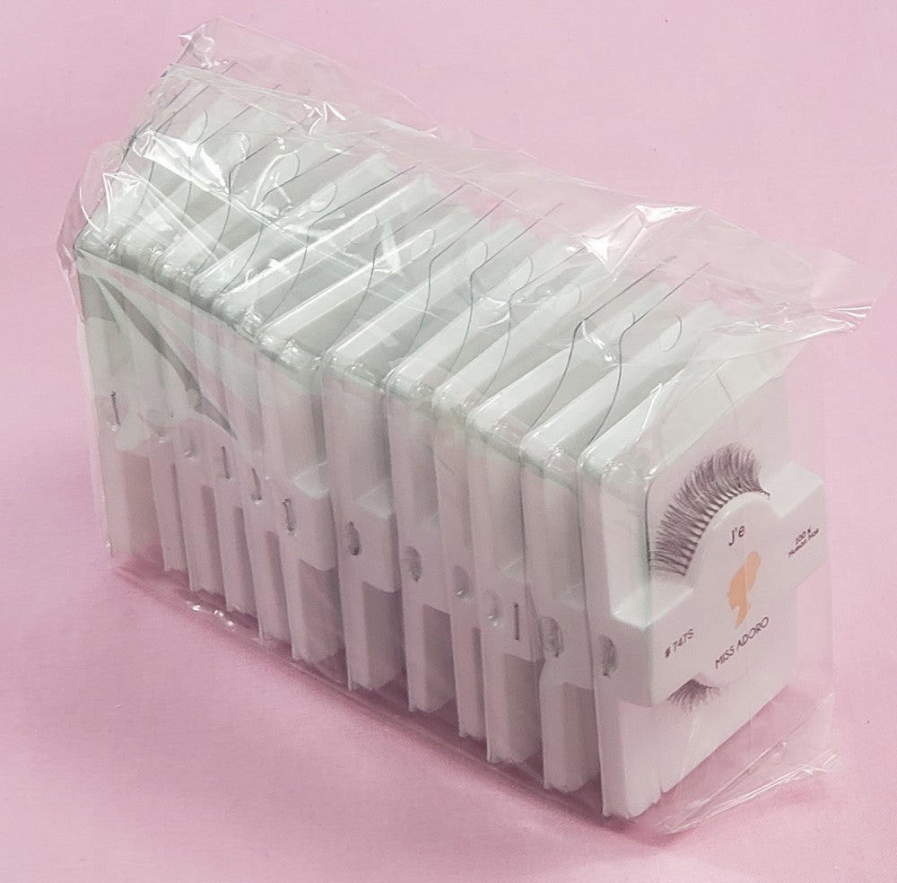 Miss Adoro False Eyelashes Style 747S Natural Touch 12 Pack