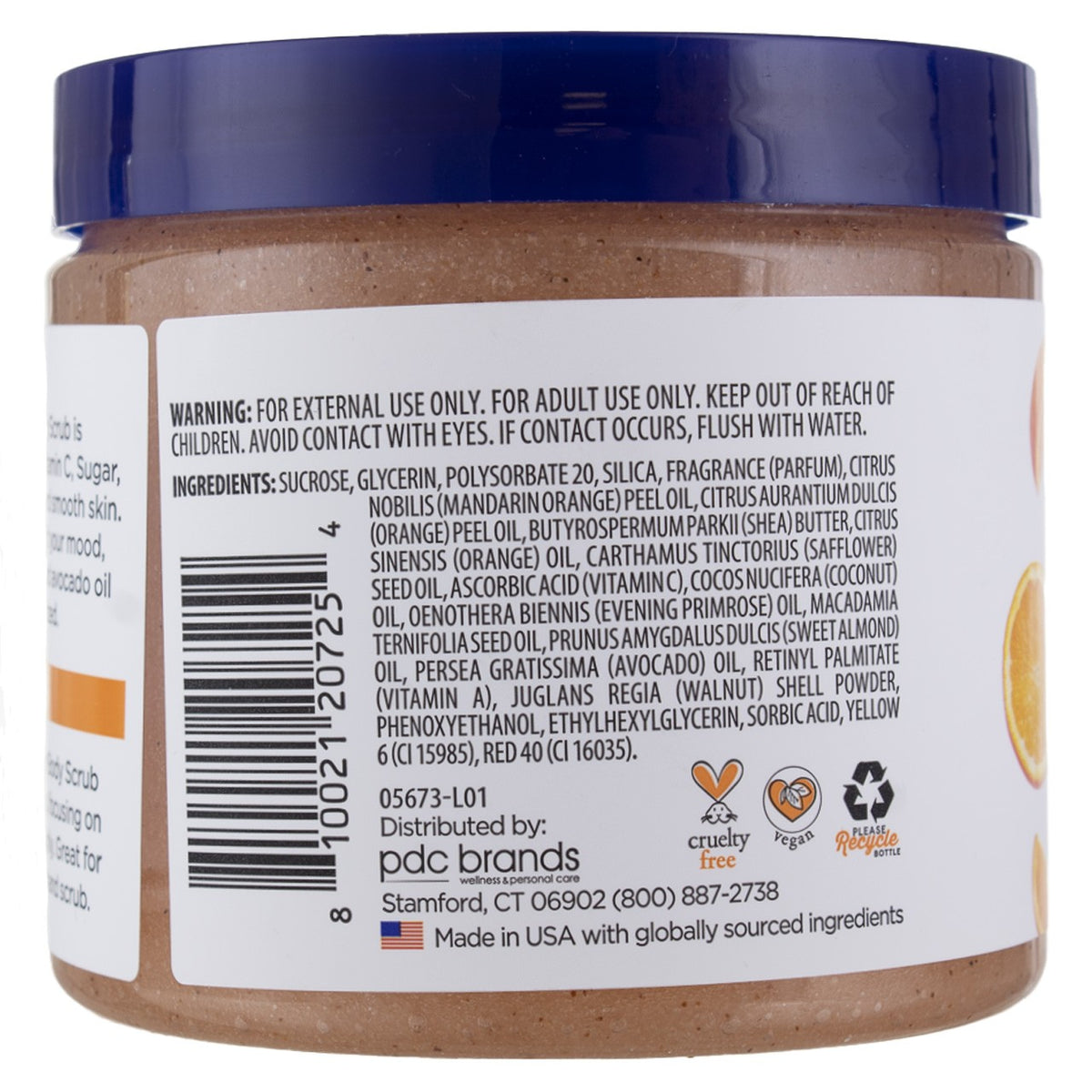 4 Pack Dr Teal's Shea Sugar Body Scrub, Citrus, 19 oz