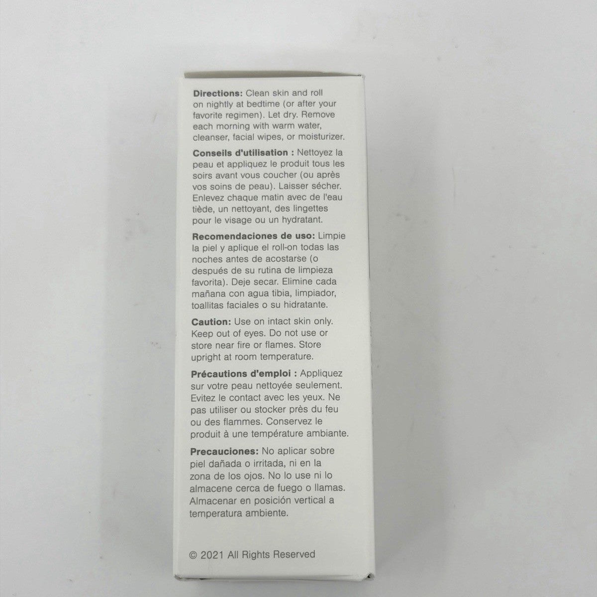 Nightly Breathable Face Mask Roll-On - Moisturizing Skin Treatment - 2 Pack