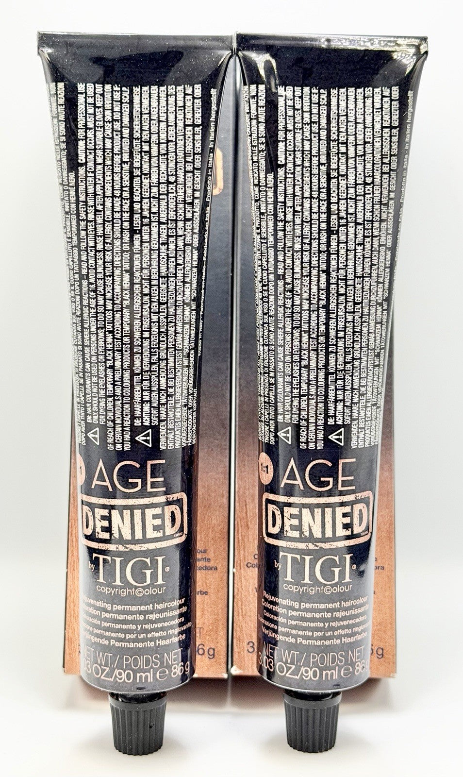 Permanent Hair Color 8/34 Light Golden Copper Blonde 2 Pack