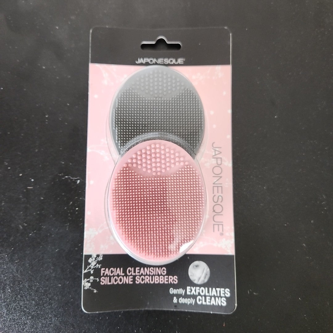 Japonesque Facial Cleansing Silicone Scrubbers Exfoliater BOX DMG