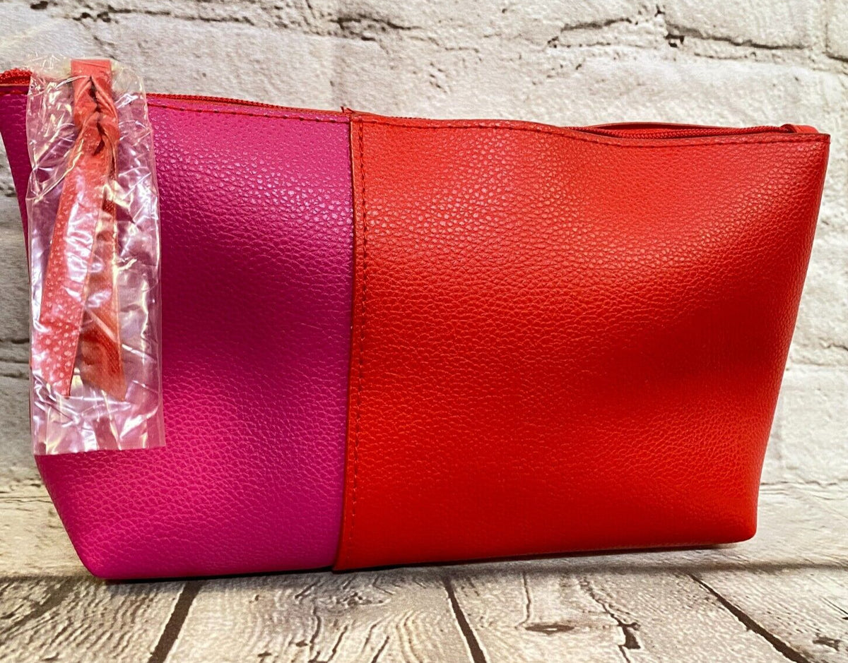 Empty Cosmetic Bag for Makeup Storage - Pink