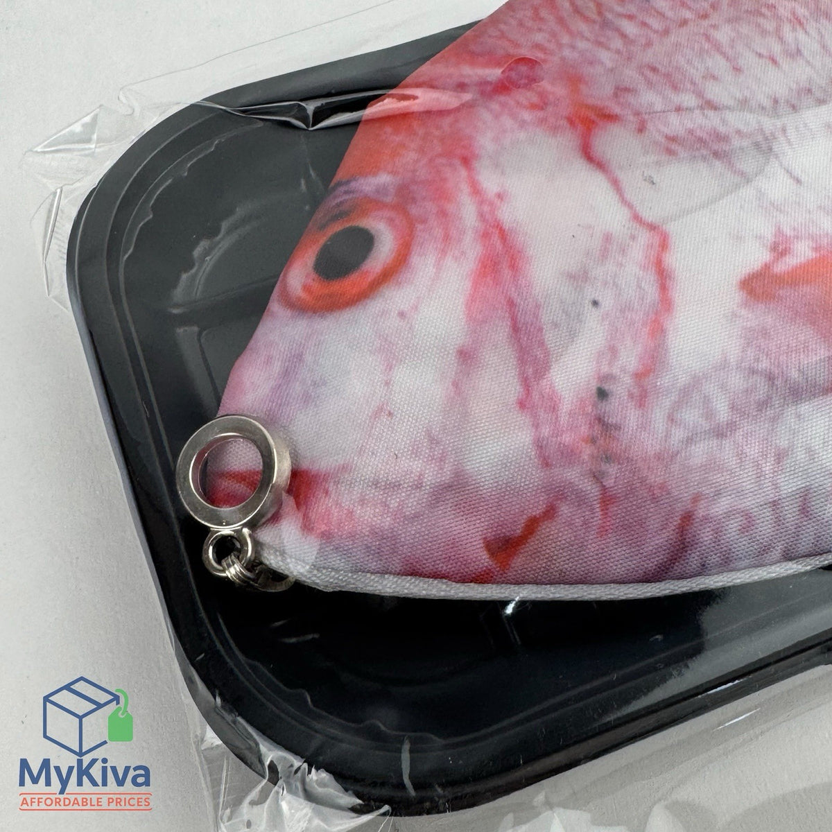 Pink Fish-Shaped Coin Purse and Makeup Organizer - Cute Clutch Bag