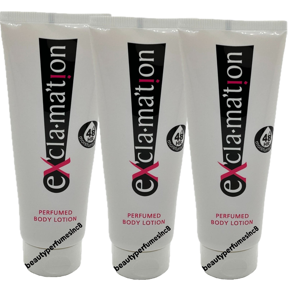 Lot of 3 - EXCLAMATION BODY LOTION by Coty 3.8 oz / 115 ml New