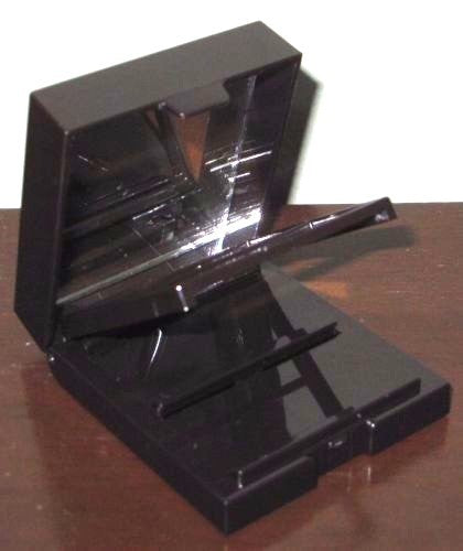 Avon Mark Shimmer Bar Compact Mirror Set - Black, 2 Bars, New