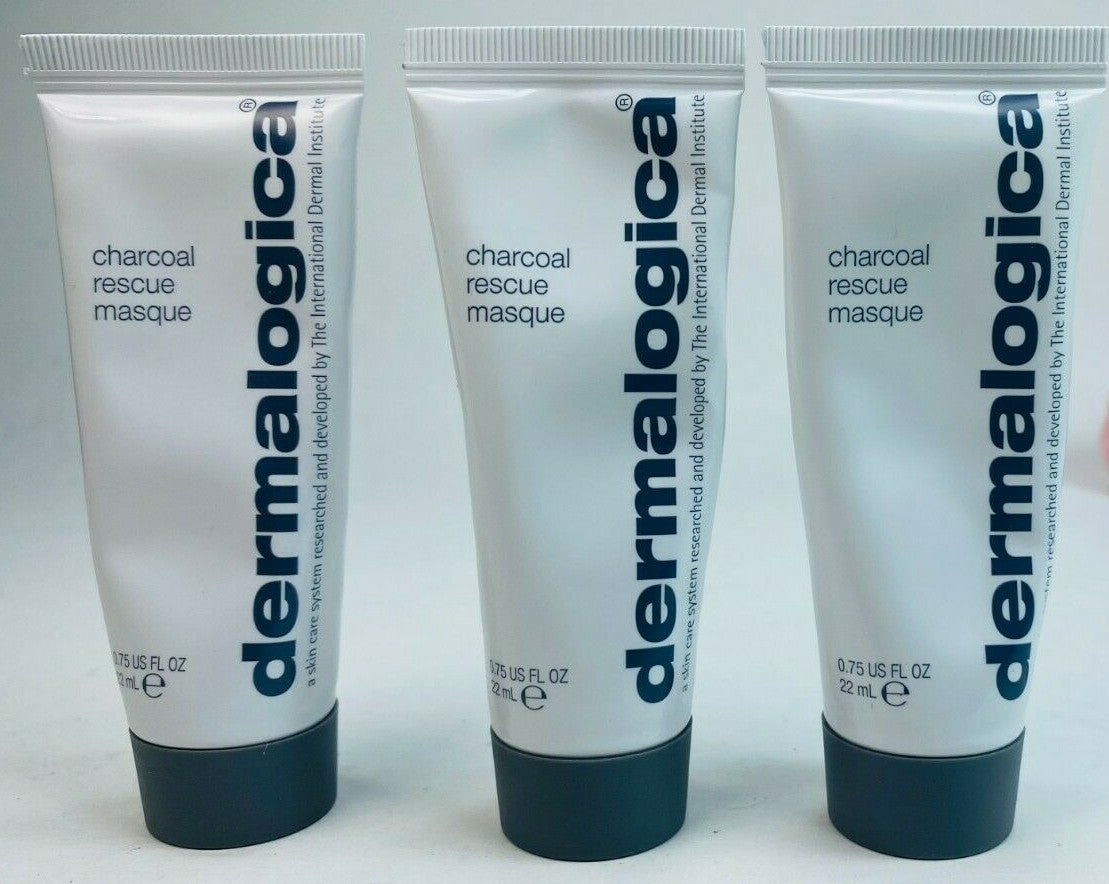 Charcoal Rescue Masque 22ml – 3-Pack Facial Detox