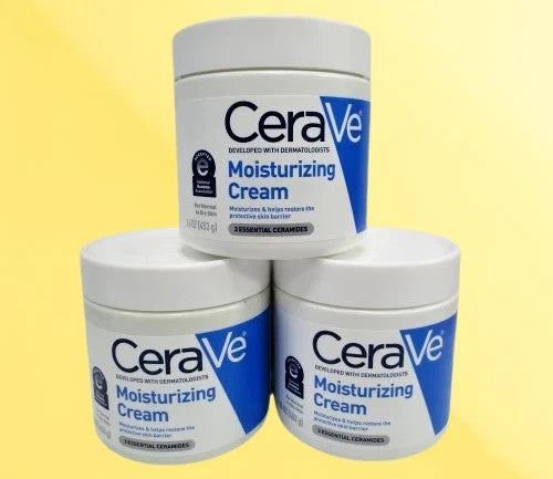 CeraVe Moisturizing Cream Face & Body - 16 oz (3-Pack)