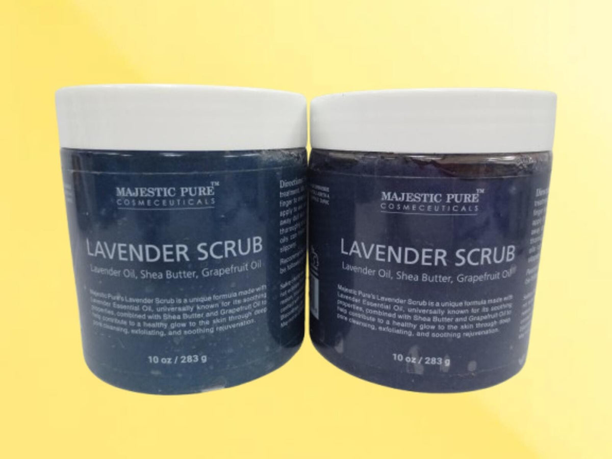 MAJESTIC PURE LAVENDER SCRUB 10 OZ SET OF 2