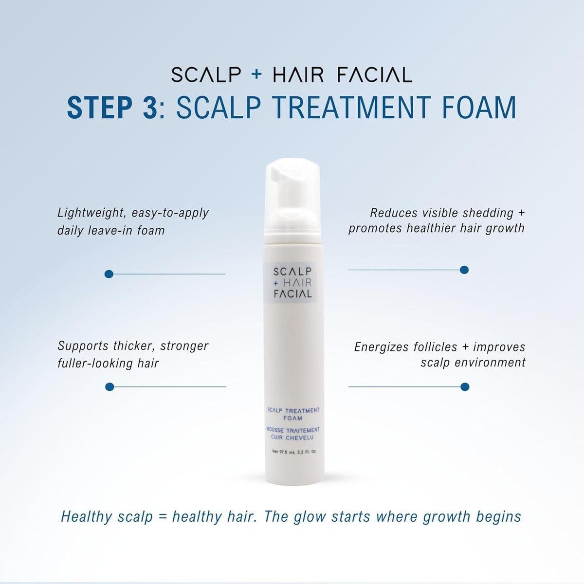ECRU New York Scalp + Hair Facial Kit 3-Step Treatment System 6