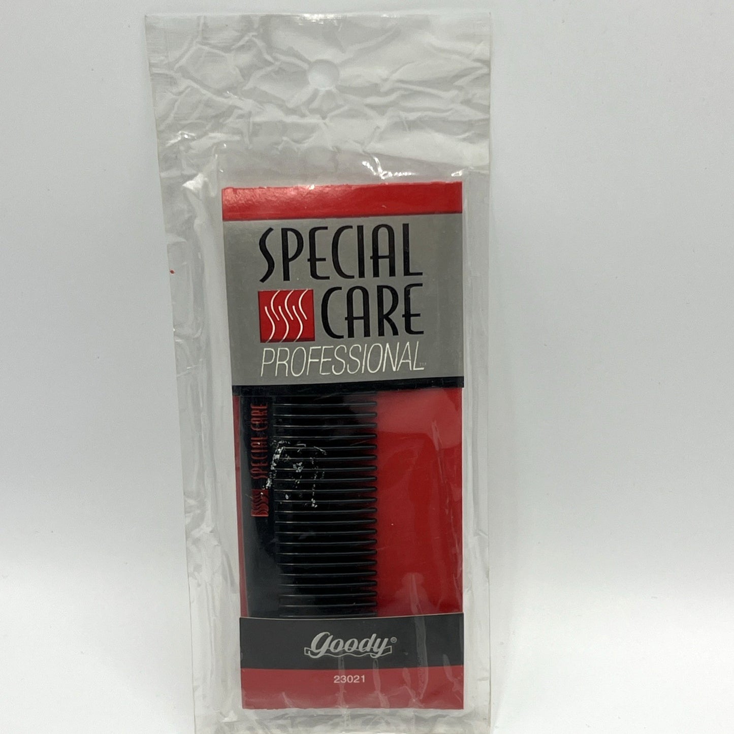 Vintage 1996 Goody Pocket Comb Special Care Black 5 Inch NOS