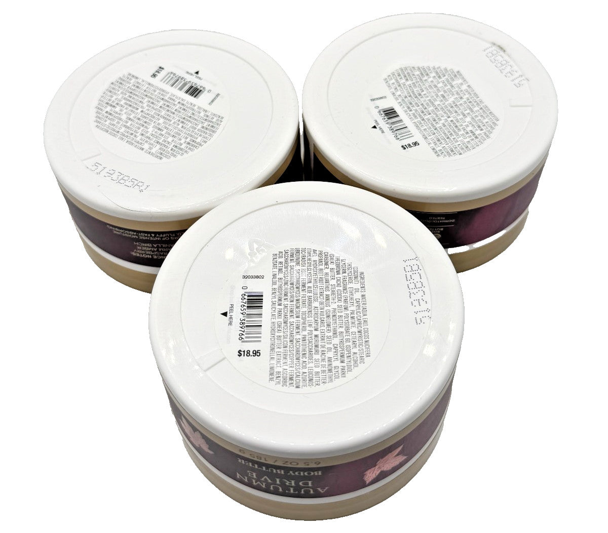 Autumn Drive Body Butter 6.5 oz Jar – Set of 3