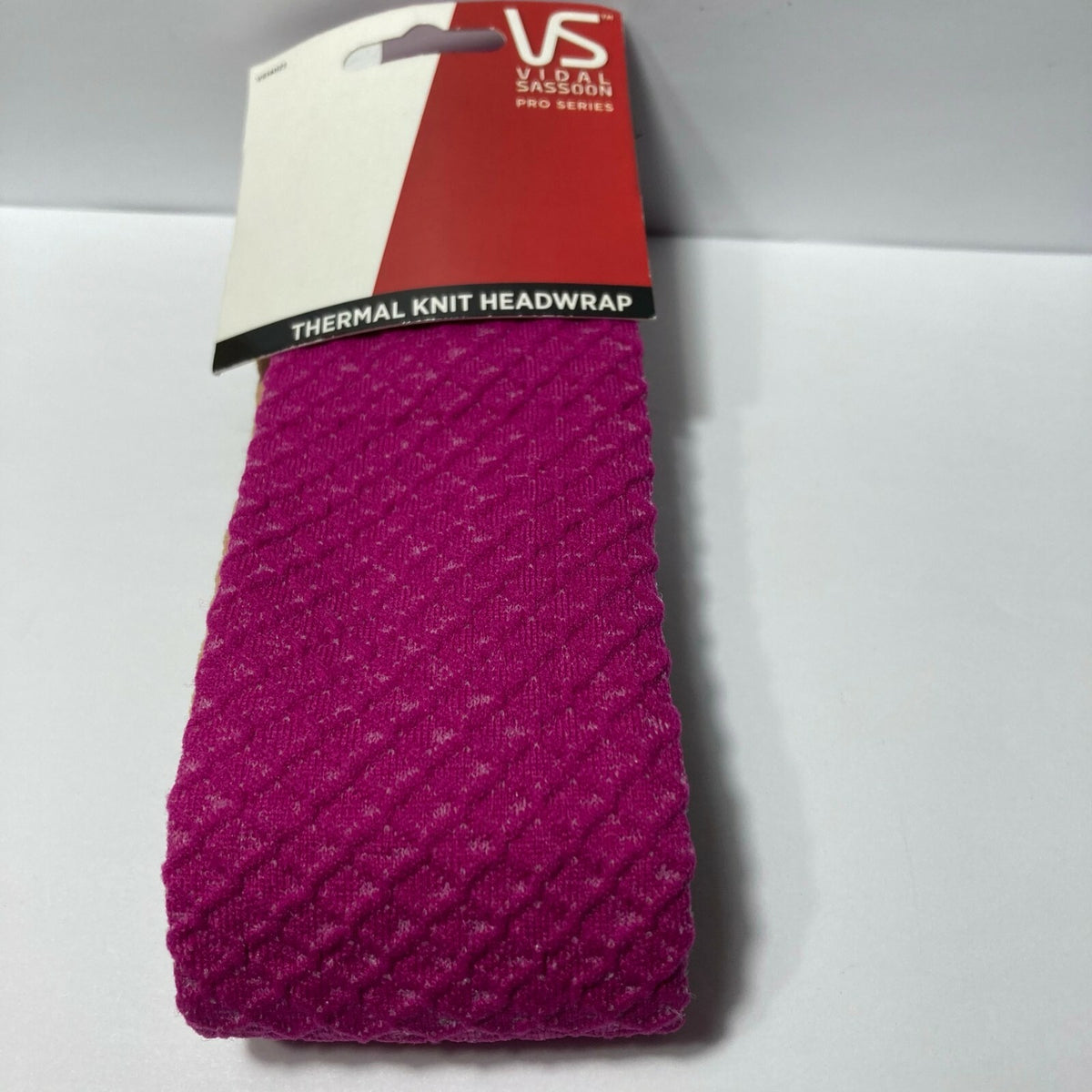 Vidal Sassoon Thermal Knit Headwrap Head Band Pack of 3 Pink Brown Tan