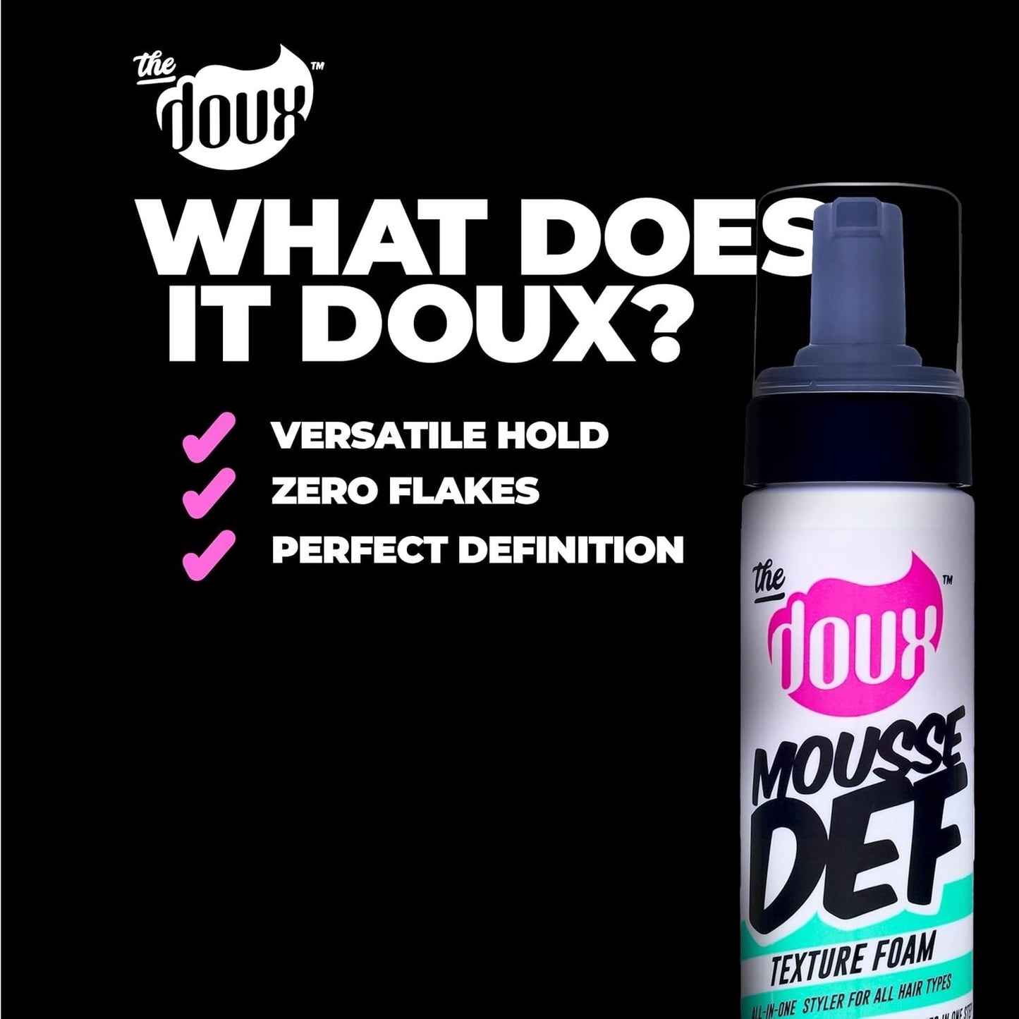 All-in-One Curl & Texture Mousse for All Hair Types - 7oz