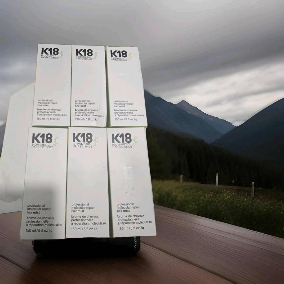 K18 Molecular Repair Hair Mist - Professional Hair Treatment, 5 fl oz (Pack of 6)