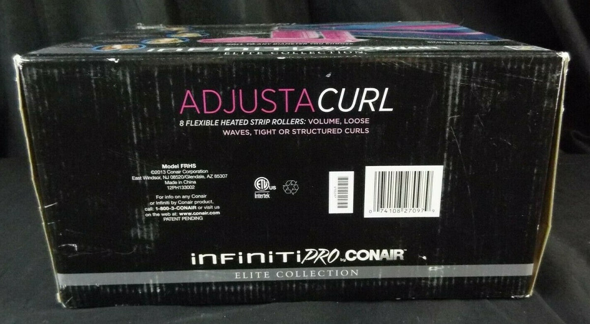 Adjustable Curling Roller Set with 8 Heated Silicone Rollers & Clips