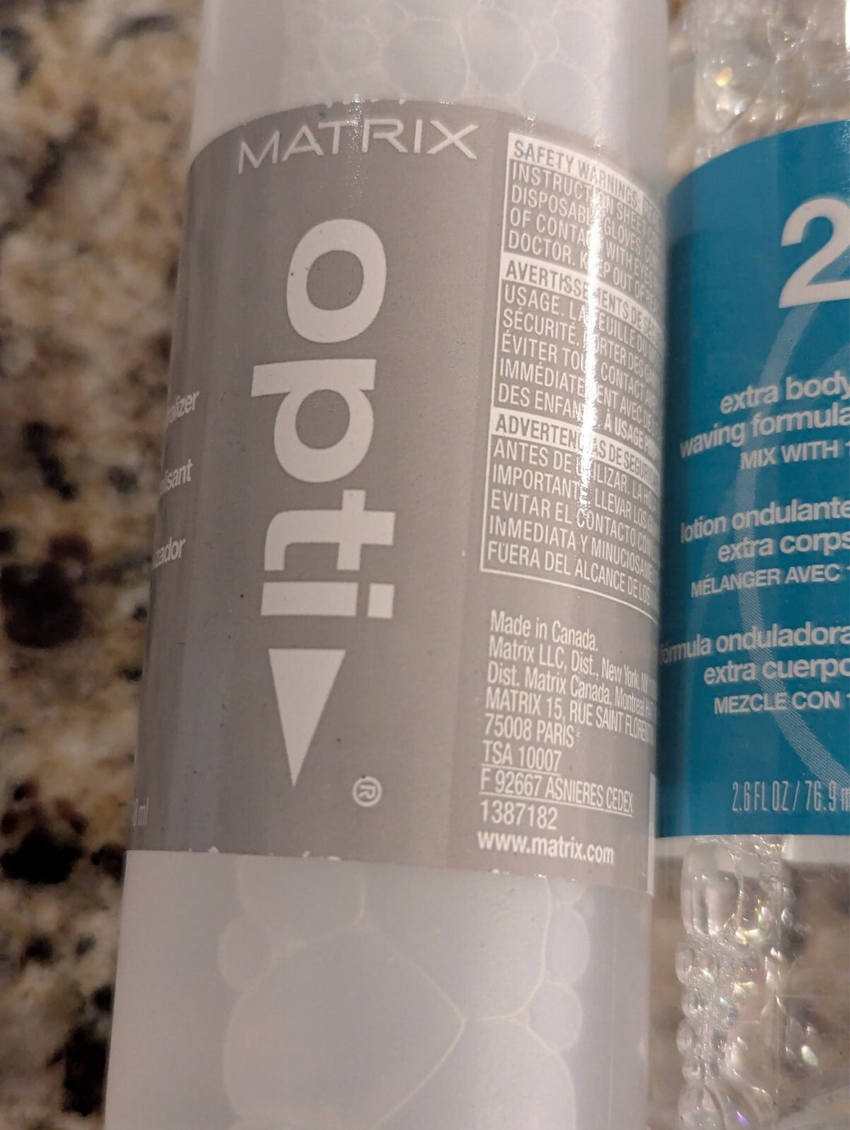 MATRIX OPTI CURL Acid Wave Extra Body Bodifying Perm Kit