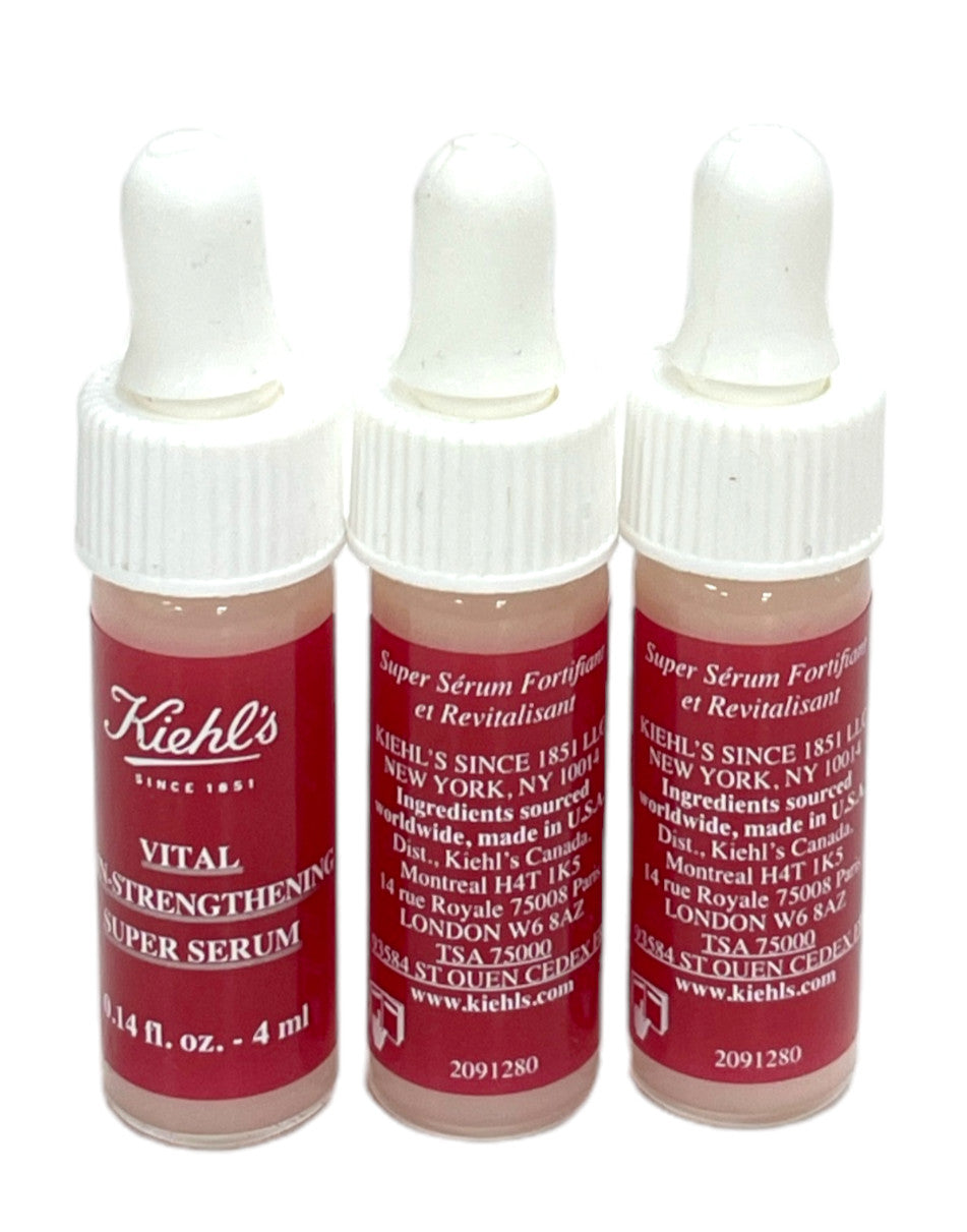 Kiehl's Vital Skin-Strengthening Serum Set - 3 Travel-Size Bottles