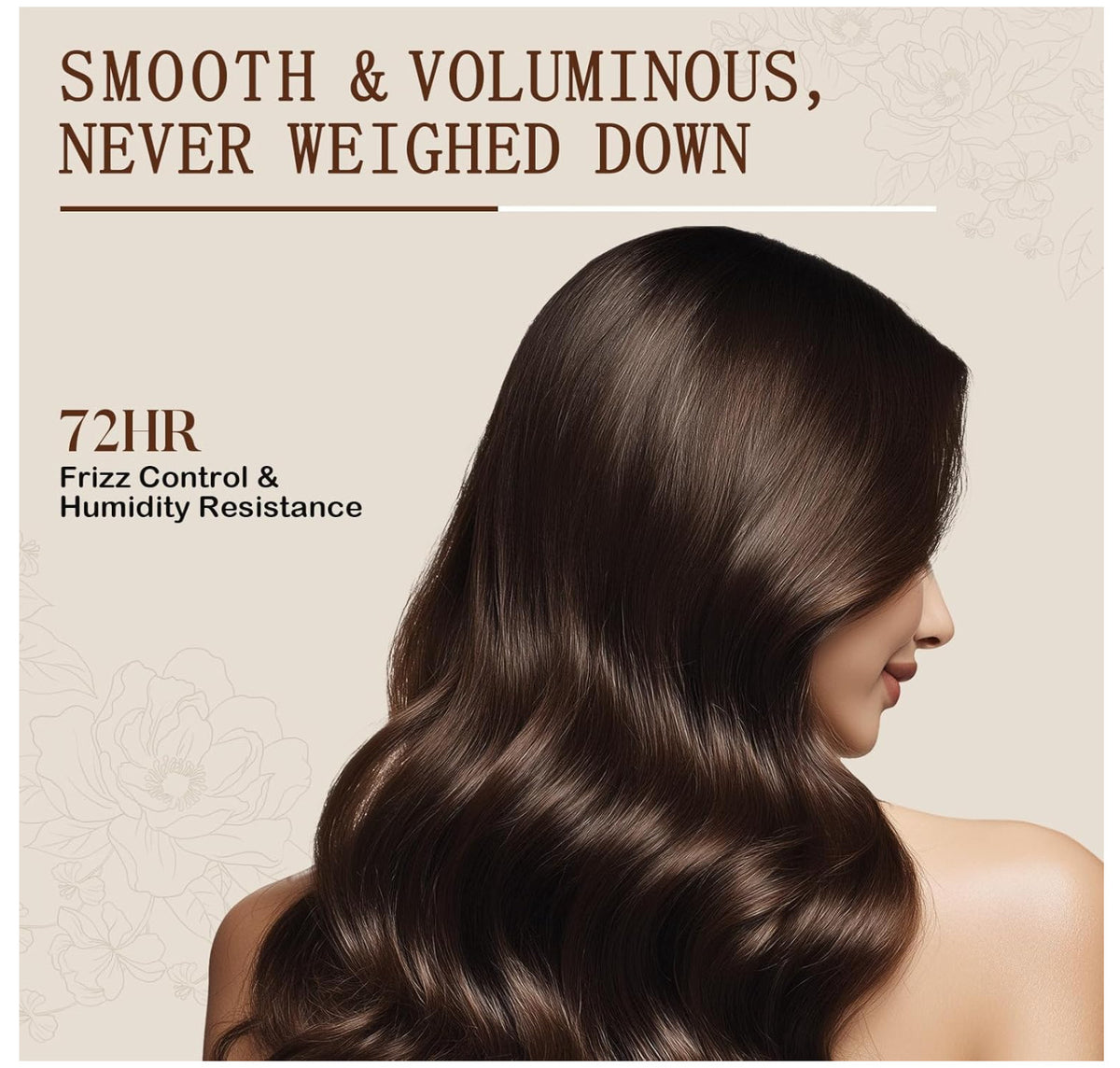 Plant-Based Hair Treatment Oil - Lightweight, Anti-Frizz & Heat Protectant, 50ml