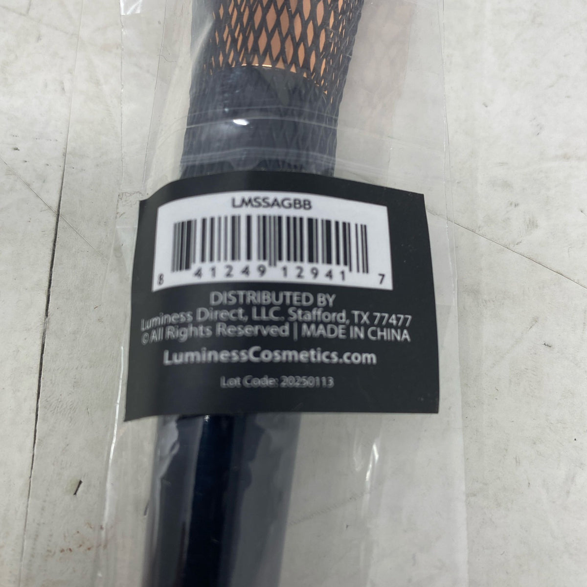 Angled Foundation Brush Black and Rose Gold for Makeup Application